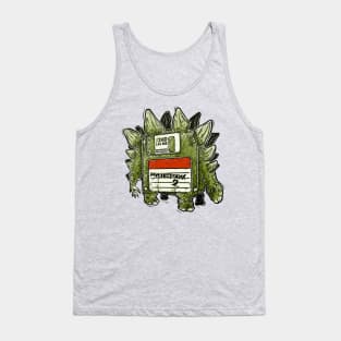 Prehistoric diskette Tank Top